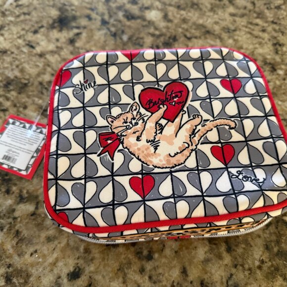 Brighton Travel Jewelry or Cosmetic Case - Wild Love- New! - Picture 3 of 12
